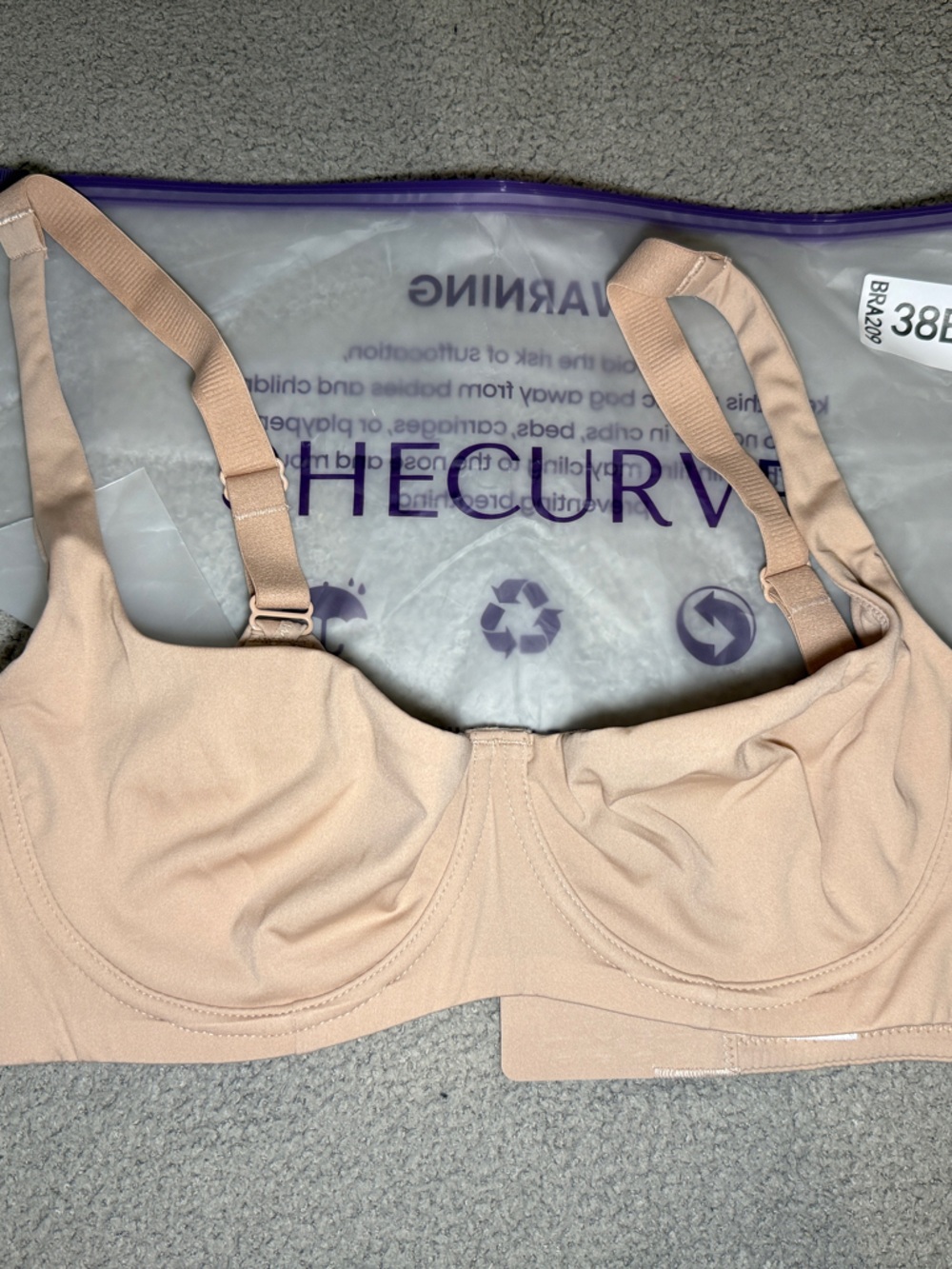 SheCurve Unlined Demi Bra